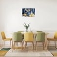 thumbnail image 4 of Yellow Lemon Wall Art for Kitchen, Vintage Citrus Fruit Canvas Print, Blue Pottery on Table Painting, Rustic Farmhouse Decor Framed Artwork, 4 of 6
