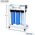 thumbnail image 4 of iSpring CRO1000 4-Stage Tankless Commercial Reverse Osmosis Drinking Water Filtration System for Restaurant and Small Business, 1000 GPD RO Membrane, 20-Inch Filters 3/4" NPT Inlet, 4 of 6