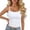 *White, variant on VBVC Women's Basic Spaghetti Strap Camisole , Ladies' Form Fitted Tank Top , Slim Fit Cropped Cami For Women,Beige,Free Size