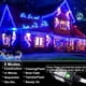 thumbnail image 5 of Luces Nielfoi para exteriores, 20 m, 640 LED, 8 modos, color azul, 5 of 9