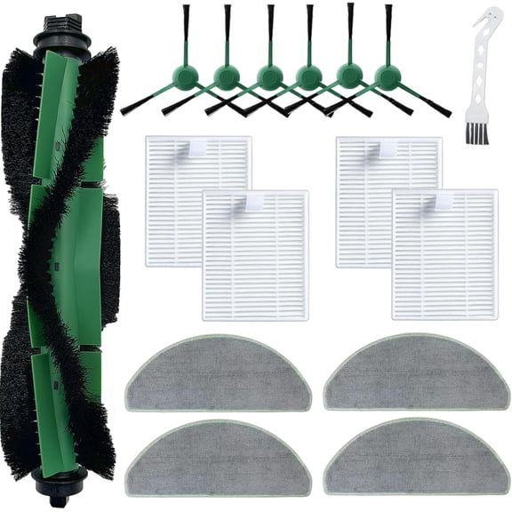 16 Pack Replacement Parts Compatible with iRobot Roomba 104 Combo 105 Vac Combo Plus Q052 Vacuum