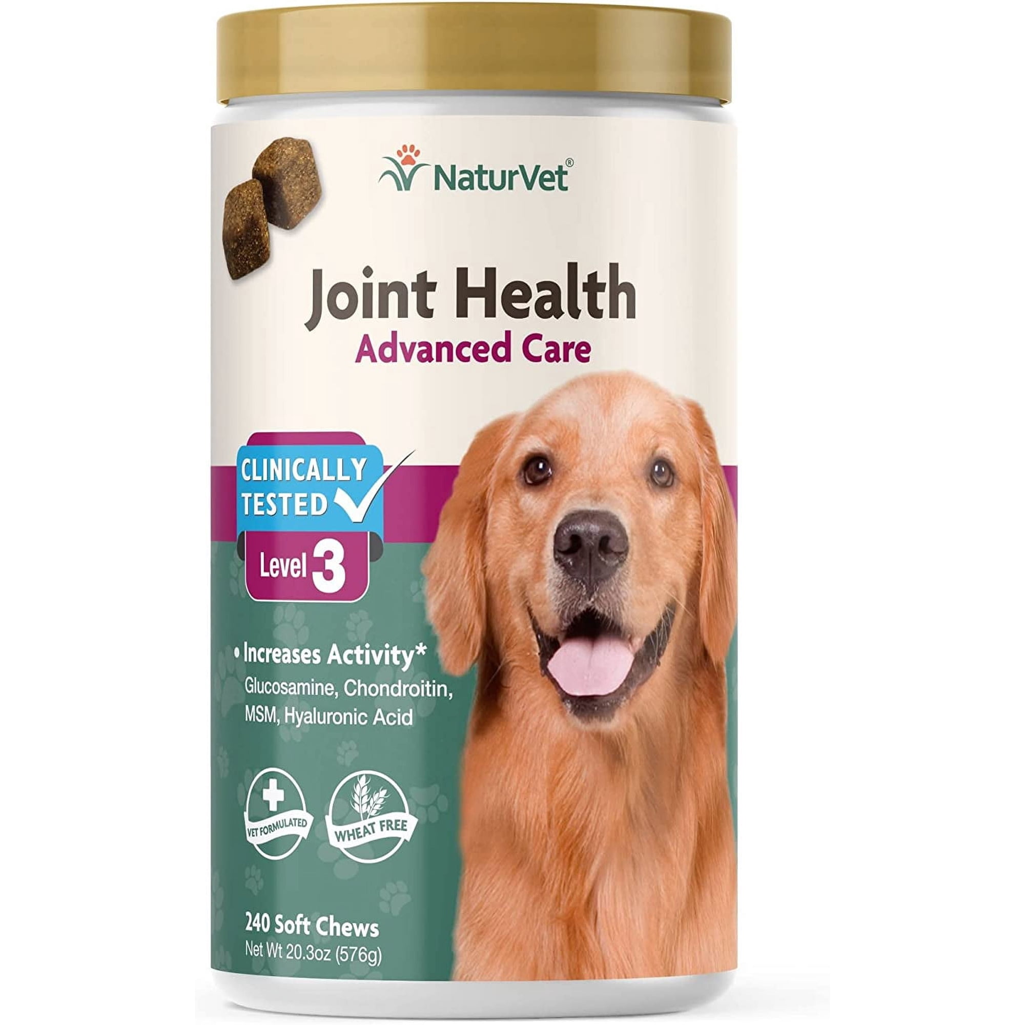 NaturVet Joint Health Level 3 Dog Soft Chew 240 CT