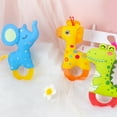 thumbnail image 3 of Travelwant Baby Soft Rattles Shaker , Infant Developmental Hand Grip Baby Toys , Cute Stuffed Animal with Sound for 3 6 9 12 Months and Newborn Gift, 3 of 8