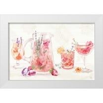 June, Dina 24x17 White Modern Wood Framed Museum Art Print Titled - Classy Cocktails I