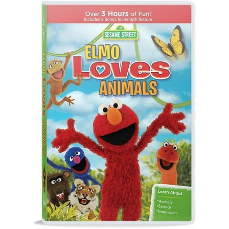 Sesame Street: Elmo Loves Animals (DVD), Sesame Street, Kids & Family