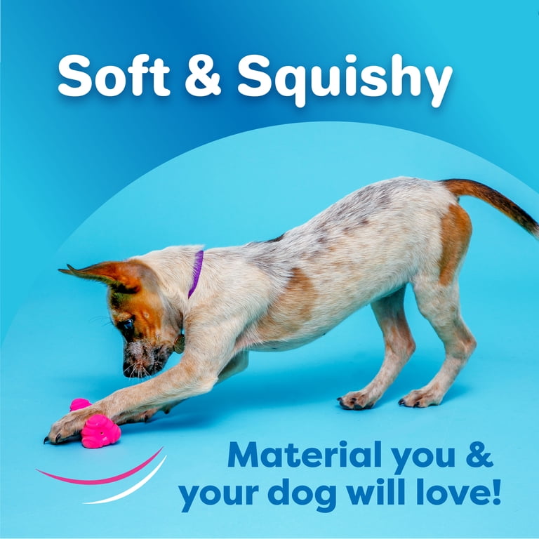 Hartz DuraPlay Medium Dog Bone, Latex, Bacon Scented, 1 Count