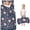 Pioneer Flower Floral Print Pattern-3, variant on Pioneer Flower Floral Print Pattern Toddler Nap Mat for Teens Preschool Daycare, Teens Sleeping Mat Bag, Toddler Sleeping Bag with Pillow