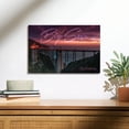 thumbnail image 2 of Big Sur, California, Bixby Bridge and Sunset, Typography Birch Wood Wall Sign (12x18 Rustic Home Decor, Ready to Hang Art), 2 of 5