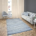 thumbnail image 3 of Fabstyles Herringbone Cotton Flat Weave Area Rug for Living Room, Hallway, Patio, 3 of 4