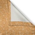 thumbnail image 4 of Ambesonne Harvest Window Valance, Pumpkin Leaves Swirls, 54" X 12", Orange White, 4 of 5
