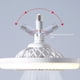 thumbnail image 2 of Wosthever Luces de ventilador blancas y de seguridad para dormitorio y sala de estar con luces de techo LED de iluminación suave oscuras Iluminación y accesorios, 2 of 6