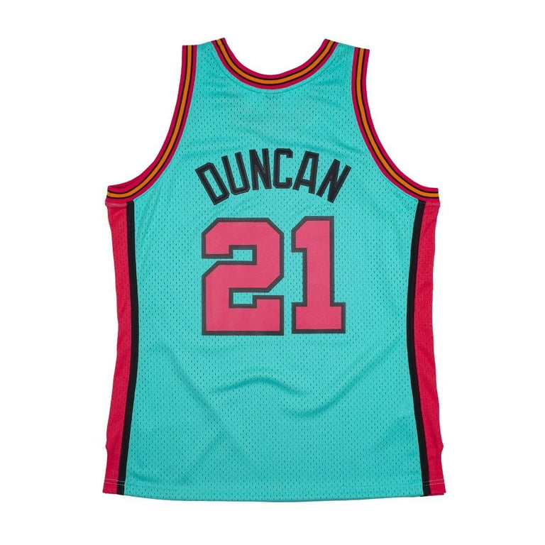 Mitchell & Ness Men's Tim Duncan White San Antonio Spurs Big and