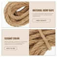 thumbnail image 3 of HOOWIFFY Handworked Jute Twine Khaki for Elegant Christmas and Party Decoration 1Set, 3 of 5