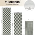 thumbnail image 4 of Navy and Beige Checkerboard Pattern Kitchen Rugs Sets Of 3,Kitchen Runner Rugs Non Skid Washable,Decorative Kitchen Floor Mats for Kitchen,Sink,Laundry,17"x30"+ 17"x47" + 17"x59", 4 of 6