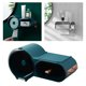 thumbnail image 1 of Soporte para Papel Higiénico Autoadhesivo Soledad Caja de Pañuelos Monta en Pared Impermeable Verde, 1 of 10