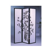 Select Bamboo , Flowers 3 to 8 Panel Room Divider (Bamboo, 3)