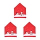 thumbnail image 1 of Ounissouiy Cozyhoma Weihnachtsstuhlbezüge, Weihnachtsmannmützen-Stuhlhussen, roter Hut, Stuhlrückseite, Dekoration, Abendessen, Party, Type1 NO1, 1 of 6
