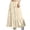 Beige, variant on Wdgfv Maxi Skirts for Women Ruffle Hem A Line Long Skirts Elastic Waist Elegant Tiered Layer Boho Long Dress
