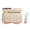 Milky Coffee Color, variant on Rupoun Double Head Lint Remover 2000mAh Rechargeable Fabric Fuzz Trimmer Clothes Sweaters Shaver Shaver with LED HD Digital Display, 9.4x5.1x2.8 Inches / 24.0x13.0x7.0 cm, Grey