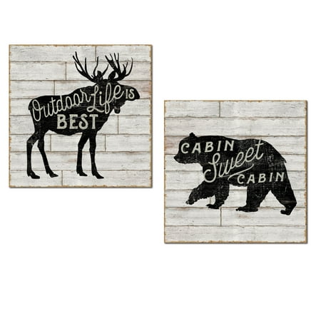 Rustic Forest Elk and Bear 