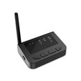thumbnail image 2 of Transmisor inalámbrico 2 en 1 compatible con Bluetooth V5.0 Receptor HD TX / RX / BYPASS de baja latencia con indicador LED Adaptador AUX Inevent EL005446-00B, 2 of 7