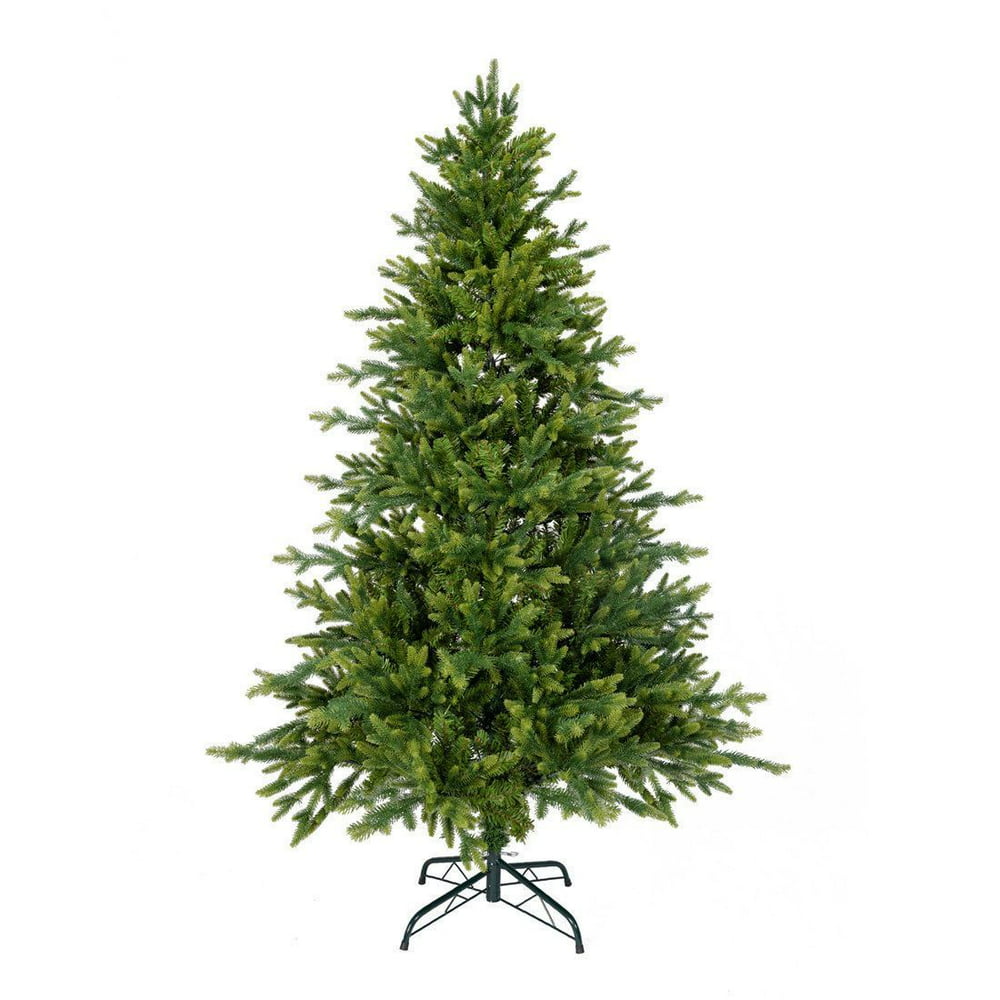 6FT Artificial Christmas Tree Fir Spruce Full Tree PE & PVC Mix Flame Retardant