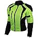 thumbnail image 3 of Vance Advance Womens All Weather Season CE Armor Mesh Motorcycle Biker Riding Jacket (3XL, Hi-Viz Green), 3 of 4