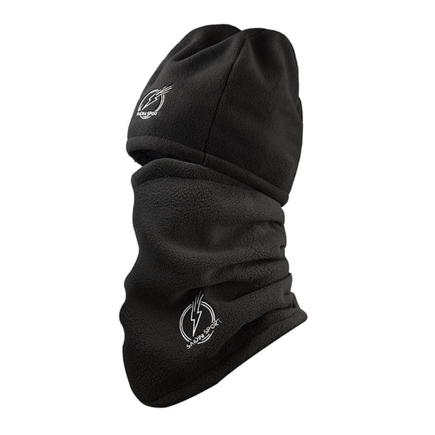 Gorro de invierno para adultos Jinwen forrado con felpa y bufanda resistente al viento