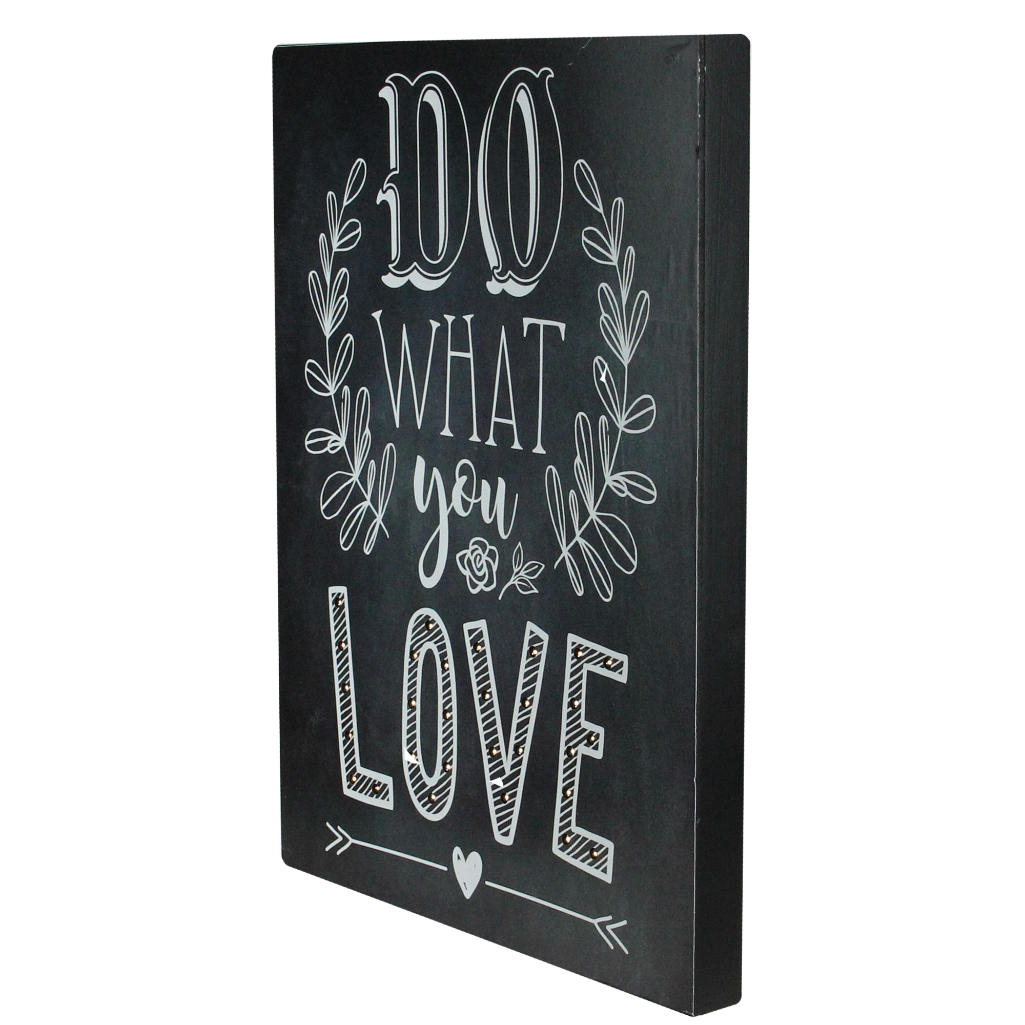 Northlight Battery Operated Do What You Love Wall Sign