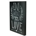 thumbnail image 2 of Northlight Battery Operated Do What You Love Wall Sign, 2 of 2