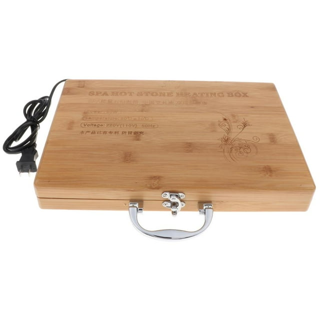 De Calentador De ador De Piedras Calientes De Spa Eléctrico Para Piedra De De Energía Enchufe De EE. UU. Yuyangstore Calentador de piedras de masaje