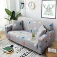 thumbnail image 2 of Modren Floral Elastic Sofa Covers Slipcover Stretch Couch Furniture Protector Sofa Decor 1/2/3/4 Seats, 2 of 9