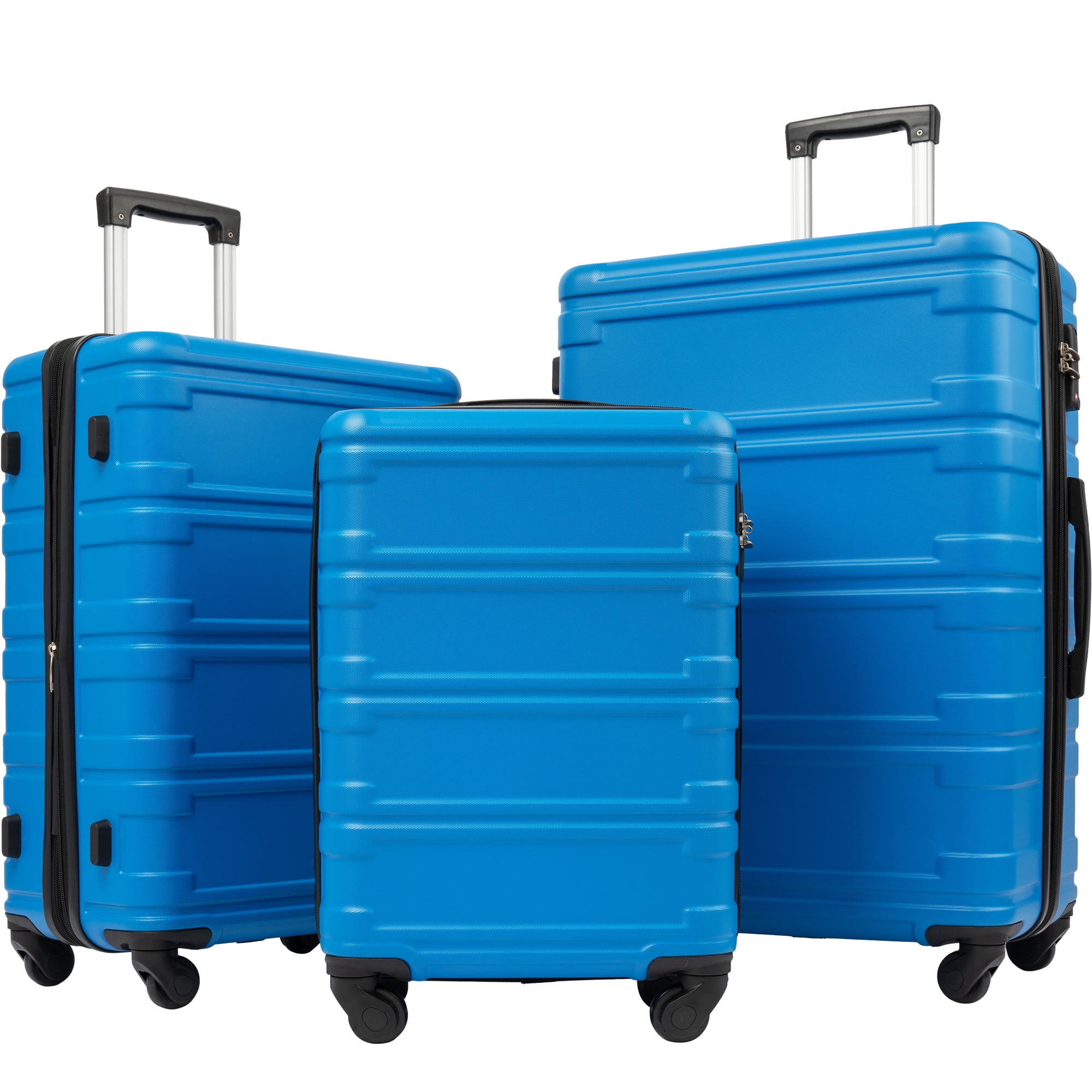 Hommoo 3PCS Carry-on Suitcase, Travel 