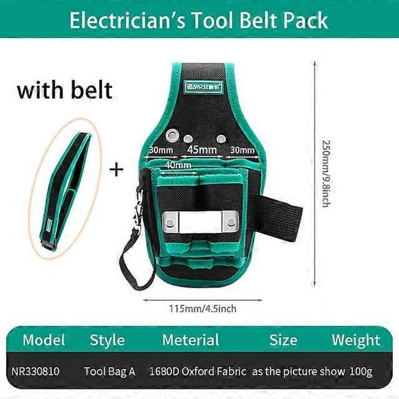 Multi-function Storage Bag Oxford Cloth Waist Pack Hardware Repair Tool Pocket Wrench Pliers Electrician Household Tool Bags Belt