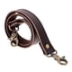 thumbnail image 2 of Correa para bolso de hombro de cuero genuino y lona, ​​accesorios para hacer uno mismo. Café profundo, 2 of 6