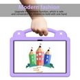 thumbnail image 5 of ShellTech for T-Mobile Revvl Tab 5G Case, Kids Boy Girl EVA Case Shockproof Stand Handle Cover for T-Mobile REVVL Tab 5G (2023) 10.36 Inch Tablet,Lightpurple, 5 of 8