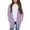 Purple, variant on OGLCCG Girls Open Front Cardigan Long Sleeve Popcorn Knit Sweaters Outwear Lightweight Fall Winter Warm Soft Coat with Pockets 5-14 Years