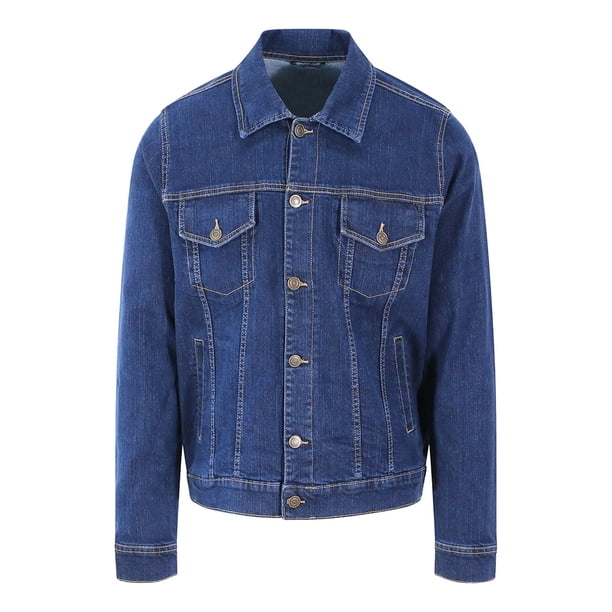 So Denim - Chaqueta vaquera Noah para hombre (Azul Oscuro Lavado) So Denim UTPC3640_darkbluewash