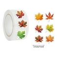 thumbnail image 6 of JUMNUYCUH 500Pcs Fall Leaf Stickers, Maple Leaf Self-Adhesive Sticker Roll, Autumn Thanksgiving Waterproof Decals for Crafts Party Cards Seal Envelopes Supplies Scrapbook Decor, Fall Leaves Stickers, 6 of 9