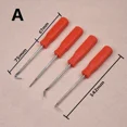 thumbnail image 4 of 4Pcs/set Car Pick and Hook Set Automotive O Ring Oil Seal Gasket Puller Remover Craft Hand Tool (F), 4 of 7