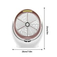 thumbnail image 3 of Up to 65% Off Mini Fan Handheld Night Light Desktop Fan USB Rechargeable Portable Office Fan For Home Use, 3 of 7
