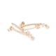 thumbnail image 4 of Aretes Coqueta Ametrinaa Broquel Doble con Zirconias Chapa de oro 18k EASM0017, 4 of 5
