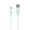 Aqua, variant on onn. 10' Lightning to USB Cable, White