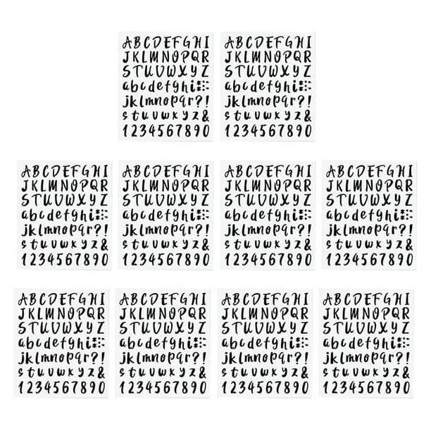 Stickers Number Sticker Mailbox Letter Alphabet Diy Numbers Letters Address Can Trash Crafts