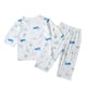 thumbnail image 4 of Odeerbi 1-12 Años Niños Niñas Pijamas de Algodón de Verano Manga Corta Tops Pantalones Conjunto Suave Estampado Ropa de Dormir Juegos de Pijamas de Dos Piezas, 4 of 4