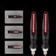 thumbnail image 5 of Motorcycle LED Lights High Bright Turn Signal Indicator Lights Front Rear White Day Running Lights Flowing Brake Lamps B, 5 of 5