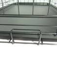 thumbnail image 6 of Zimtown 42" Heavy Duty Foldable Double Door Dog Crate with Divider and Removable ABS Plastic Tray, 6 of 7