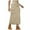 Khaki, variant on Ohufall Women's Skirts Spring and Summer Denim Work Dress Pocket Skirt Casual Mid-length Skirt Summer Skirts