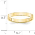 thumbnail image 7 of 10K Yellow Gold 3mm Light Weight Flat Band Ring Size 8.5, 7 of 7