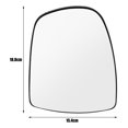 thumbnail image 2 of For 2001-2014 Vauxhall Vivaro Rear View Mirror Lenses, 2 of 5